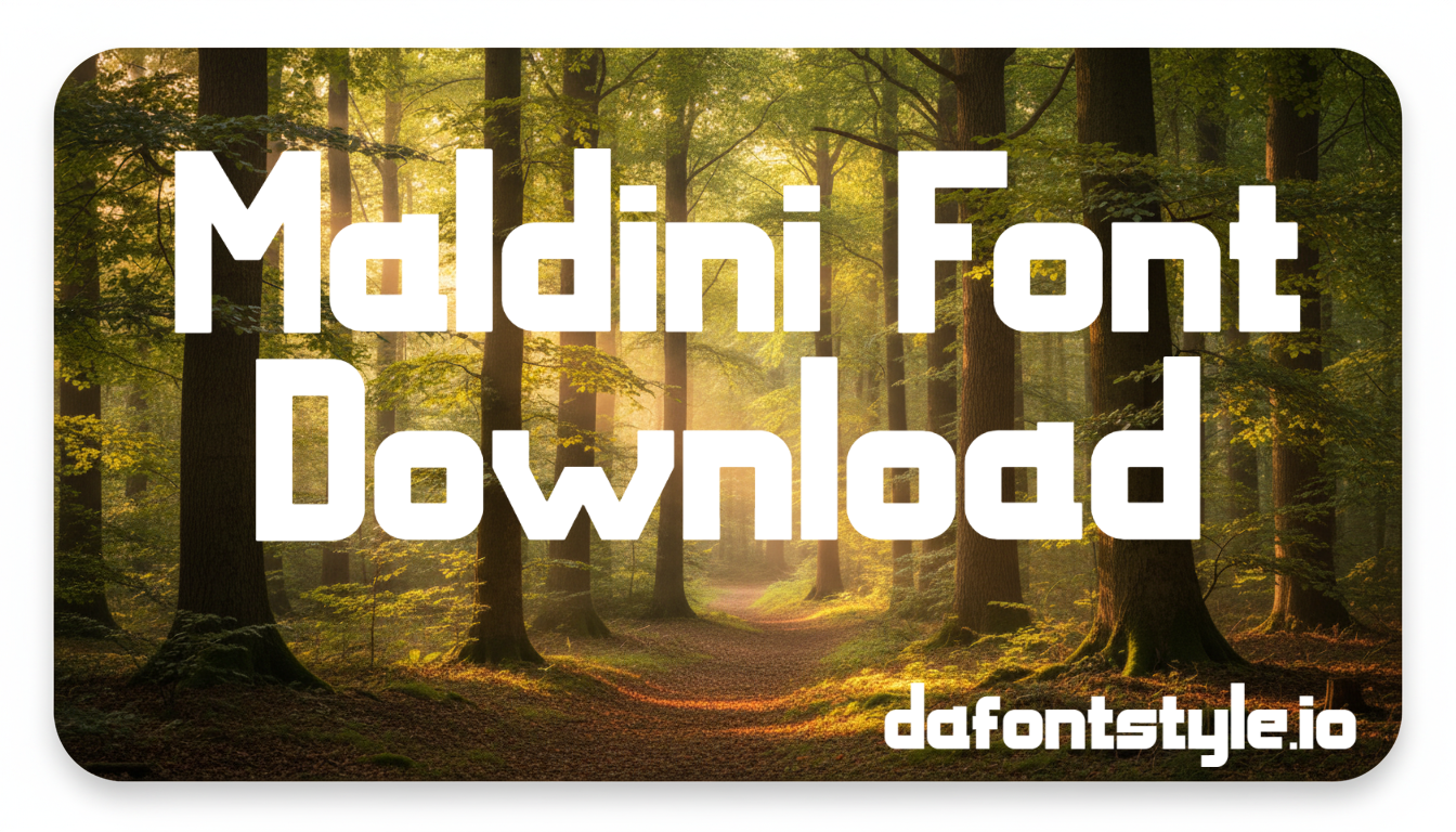 Maldini Font Download