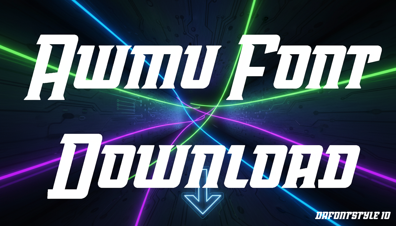 Awmu Font download