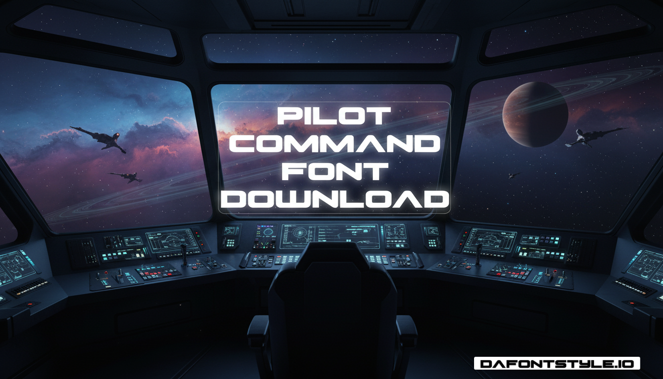 Pilot Command Font download
