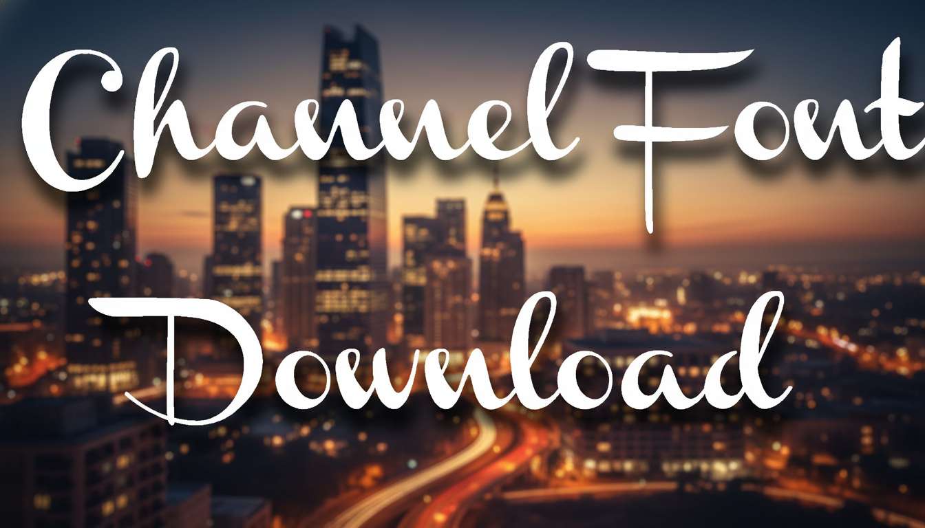 Channel Font Download