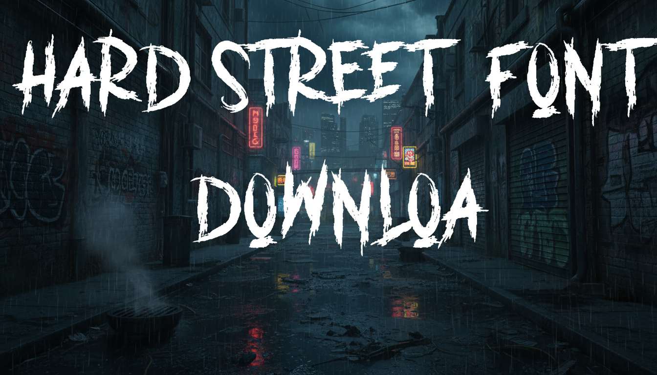 HARD STREET FONT DOWNLOAd