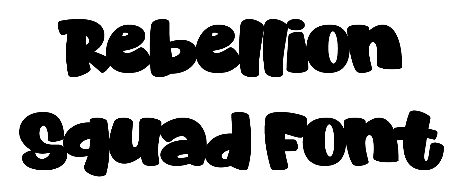 Rebellion Squad Font free download