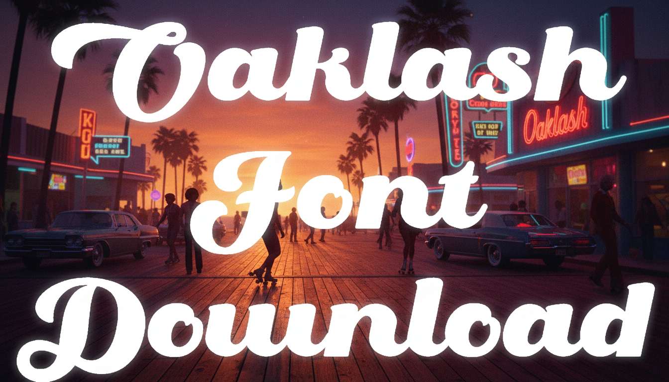Oaklash Font Download