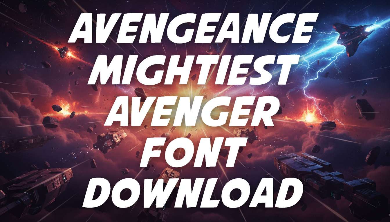 AVengeance Mightiest Avenger Font Download