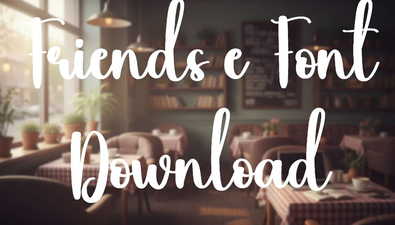 Friends e Font download