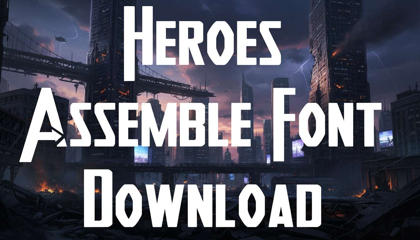 Heroes Assemble Font Download