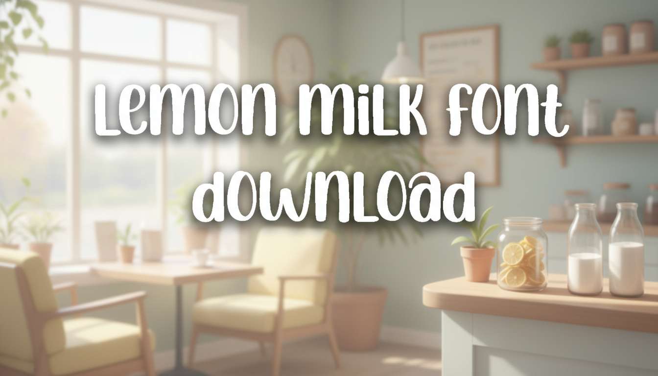 Lemon Milk Font 2 Download