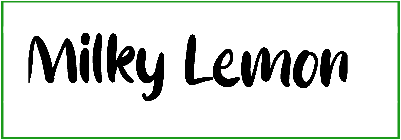 Milky Lemon Font free