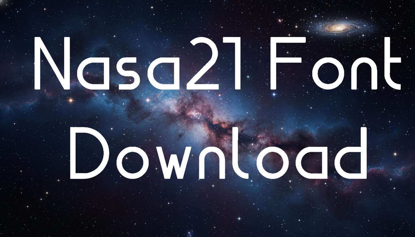 Nasa21 Font Download