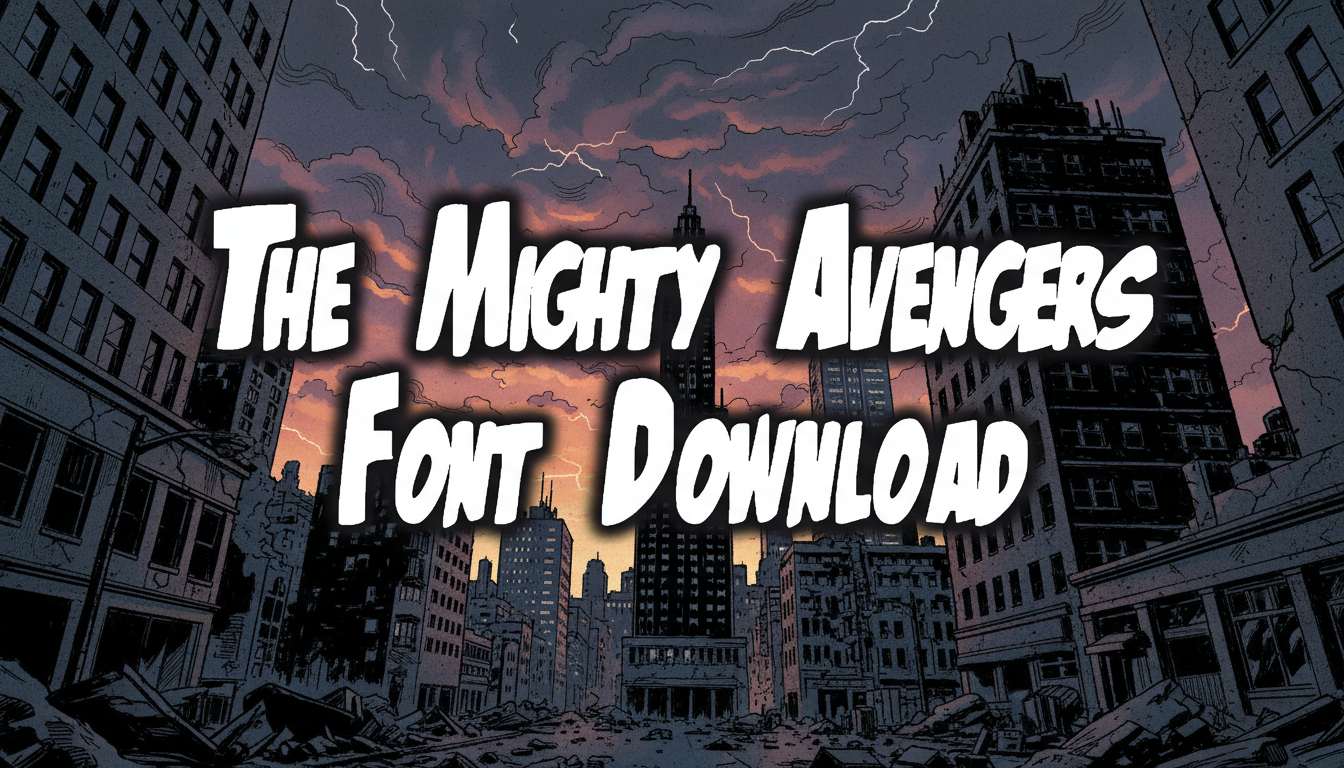 The Mighty Avengers Font Download