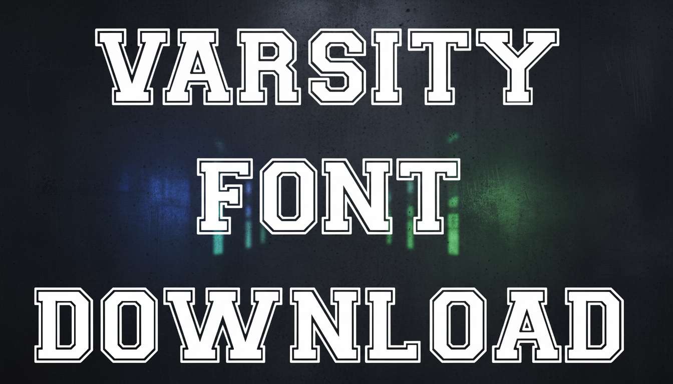 VARSITY FONT DOWNLOAD