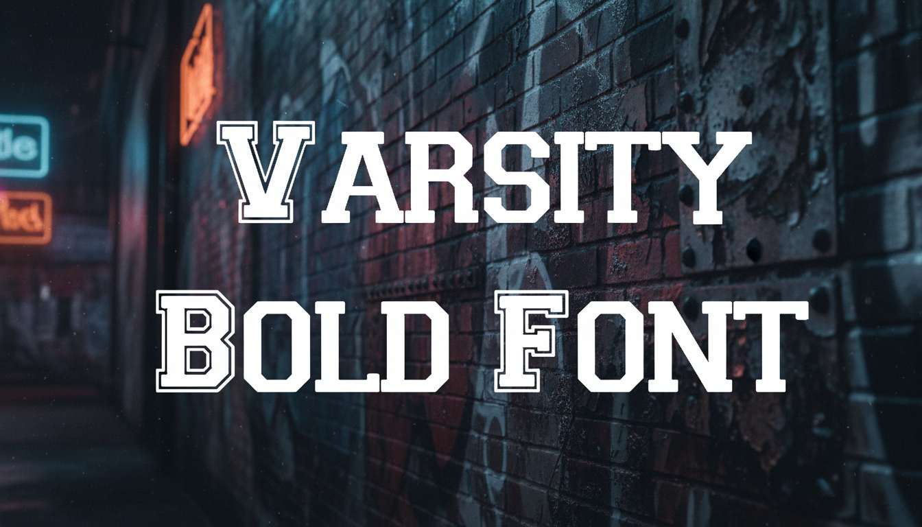 Varsity Bold Font download