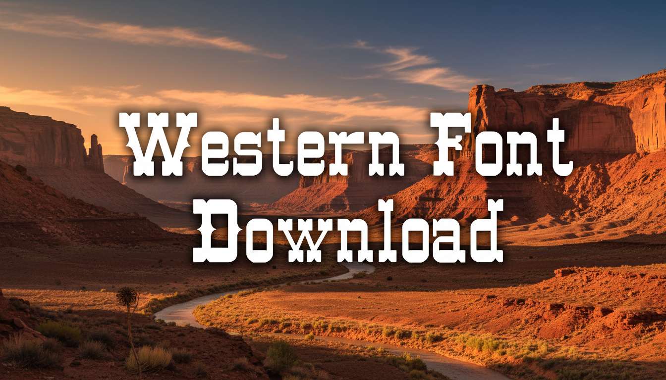 Western Font Download