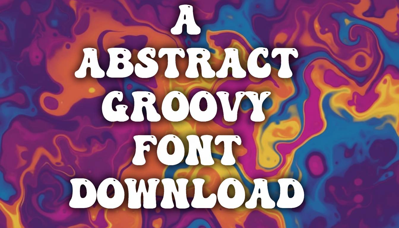 A Abstract Groovy Font Download