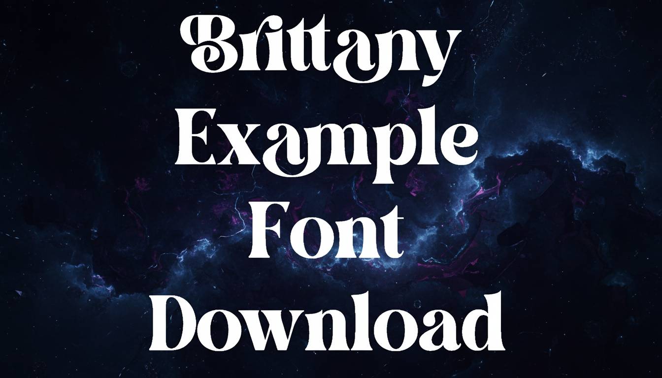 Brittany Example Font Download