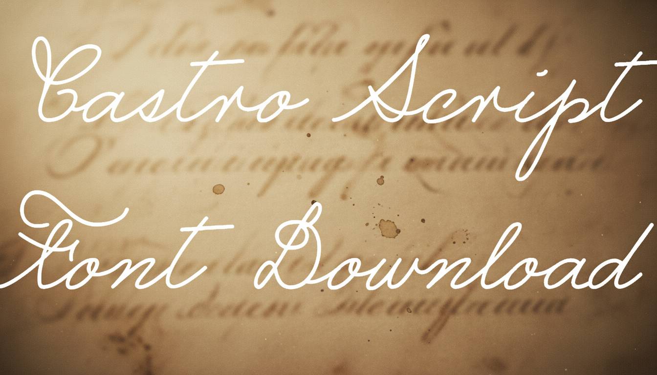 Castro Script Font Download