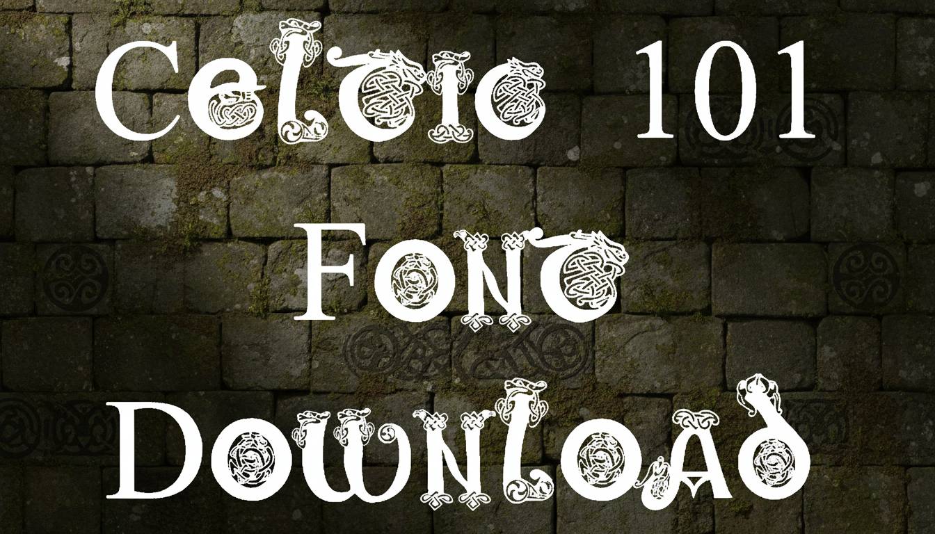 Celtic 101 Font Download