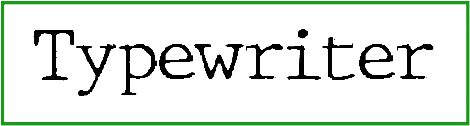 JMH Typewriter Font free Download