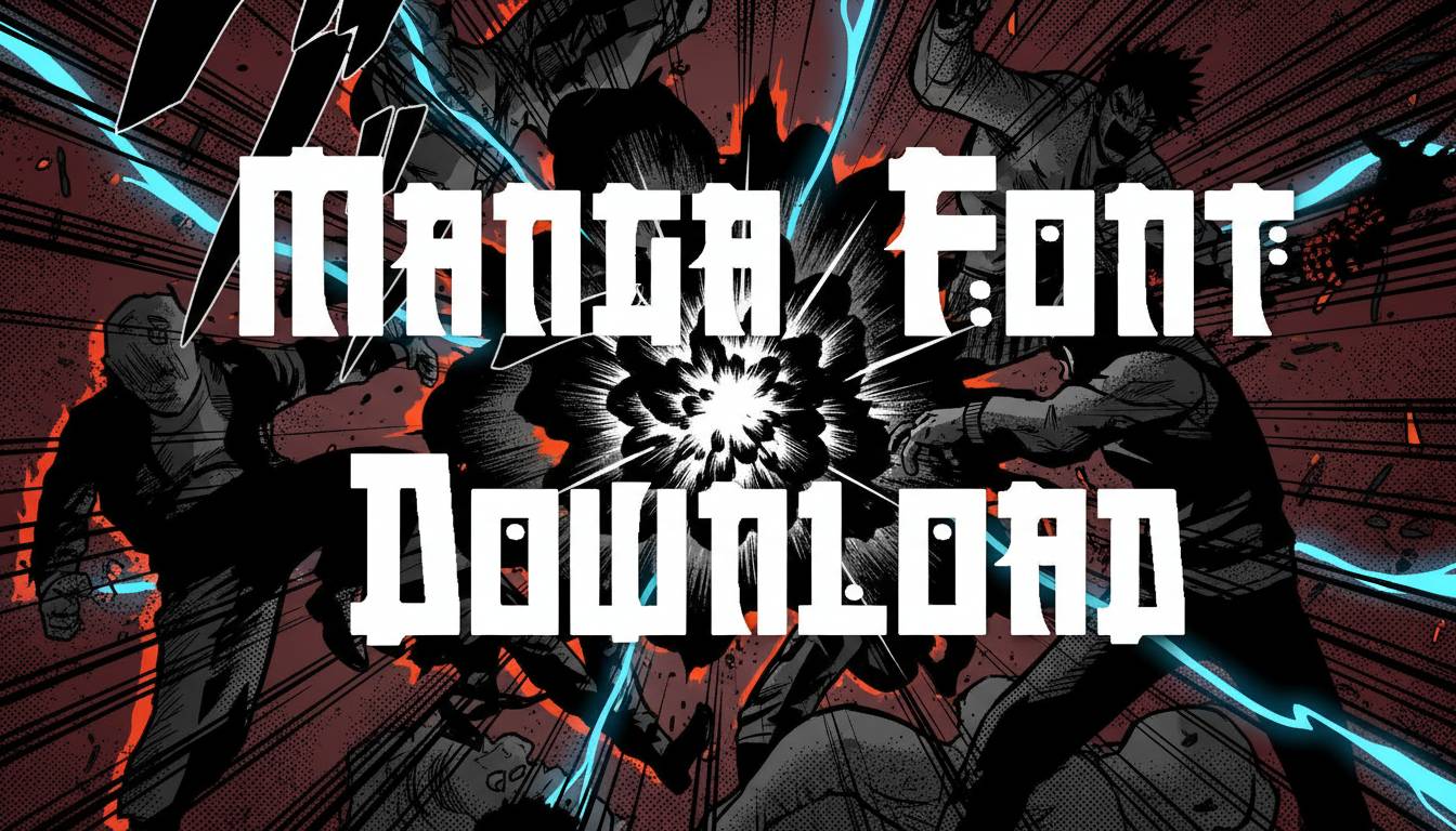 Manga Font Download
