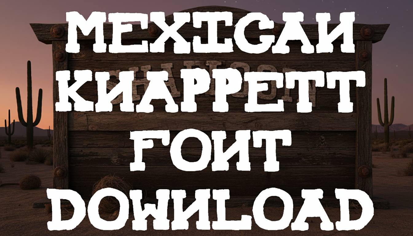 Mexican Knappett Font Download