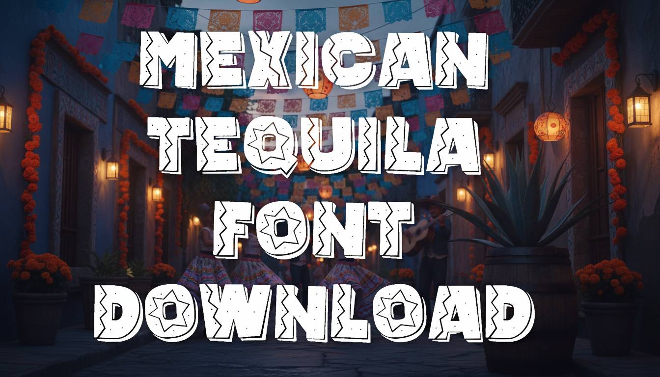 Mexican Tequila Font Download