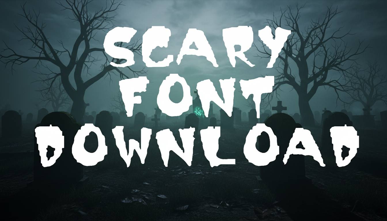 SCARY FONT DOWNLOAD