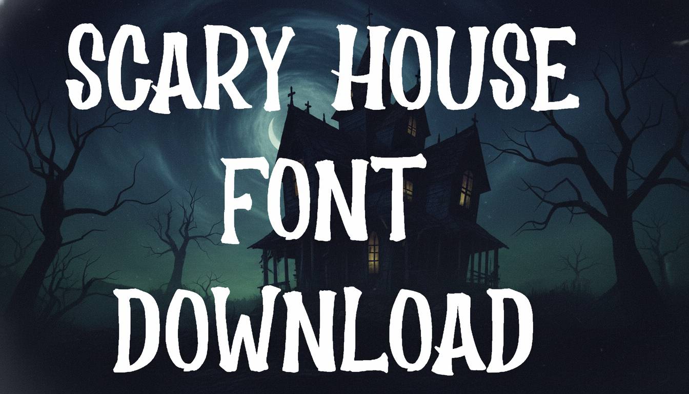 Scary House Font Download
