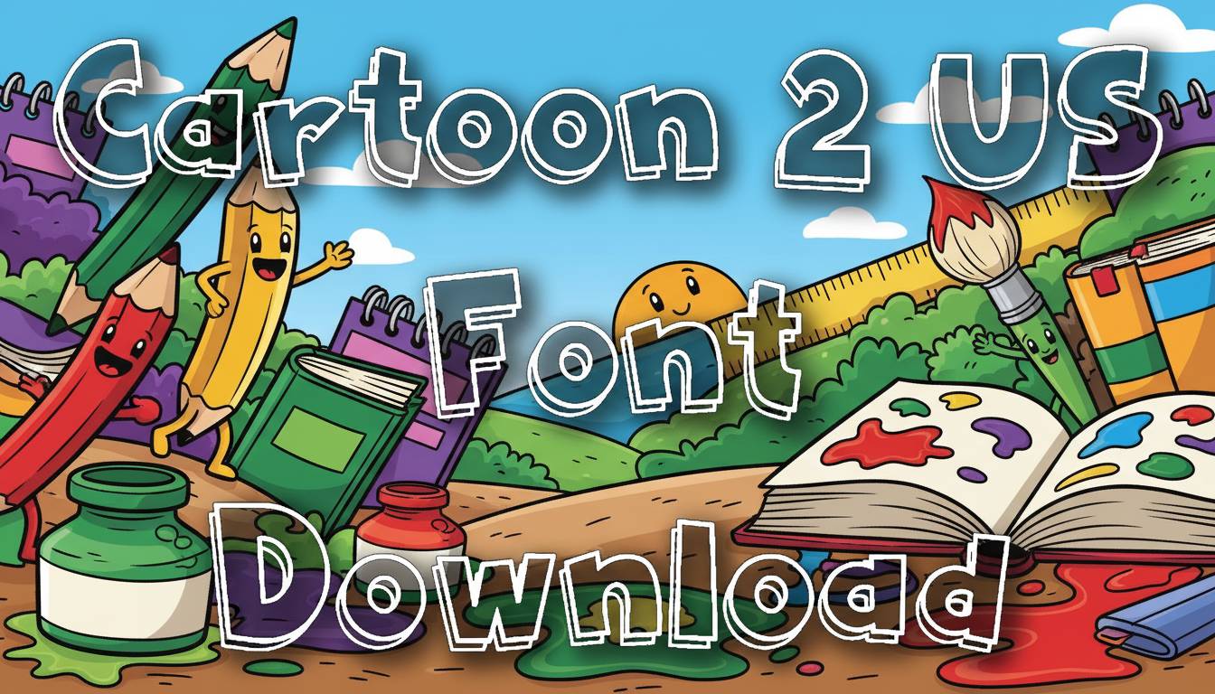 Cartoon 2 US Font Download