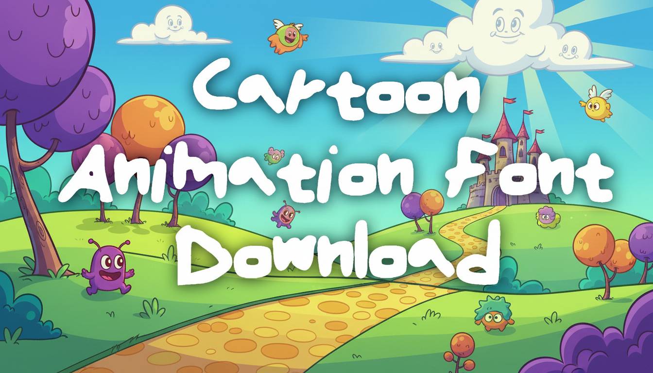 Cartoon Animation Font Download