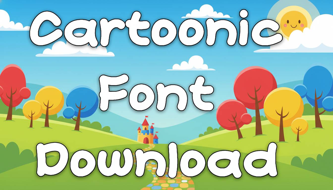 Cartoonic Font Download