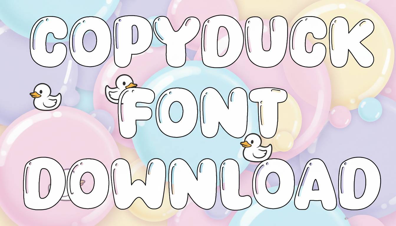 CopyDuck Font Download