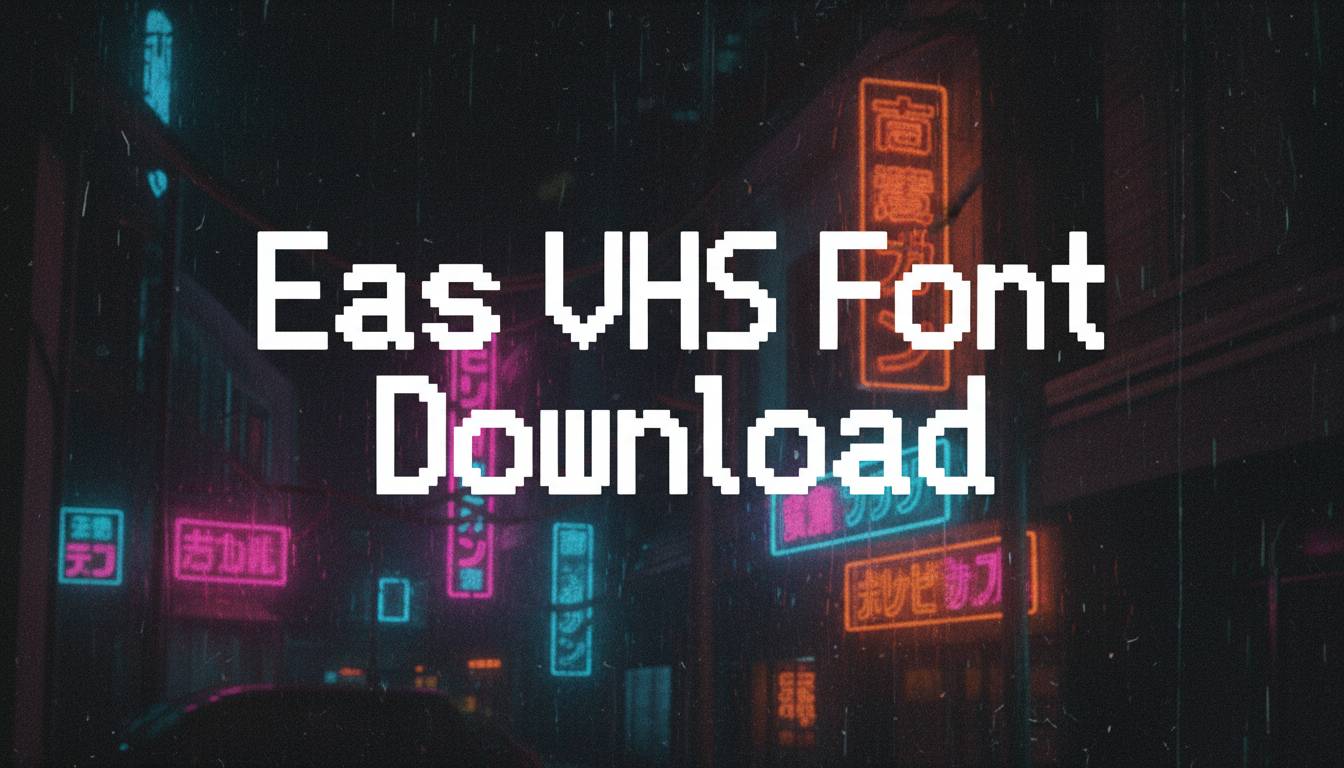 Eas VHS Font Download