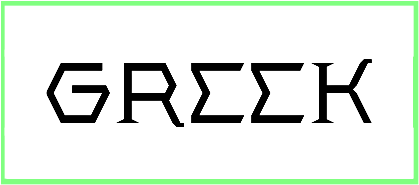 Greek Font free download