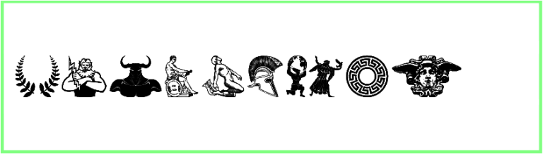 Greek Mythology Font free download