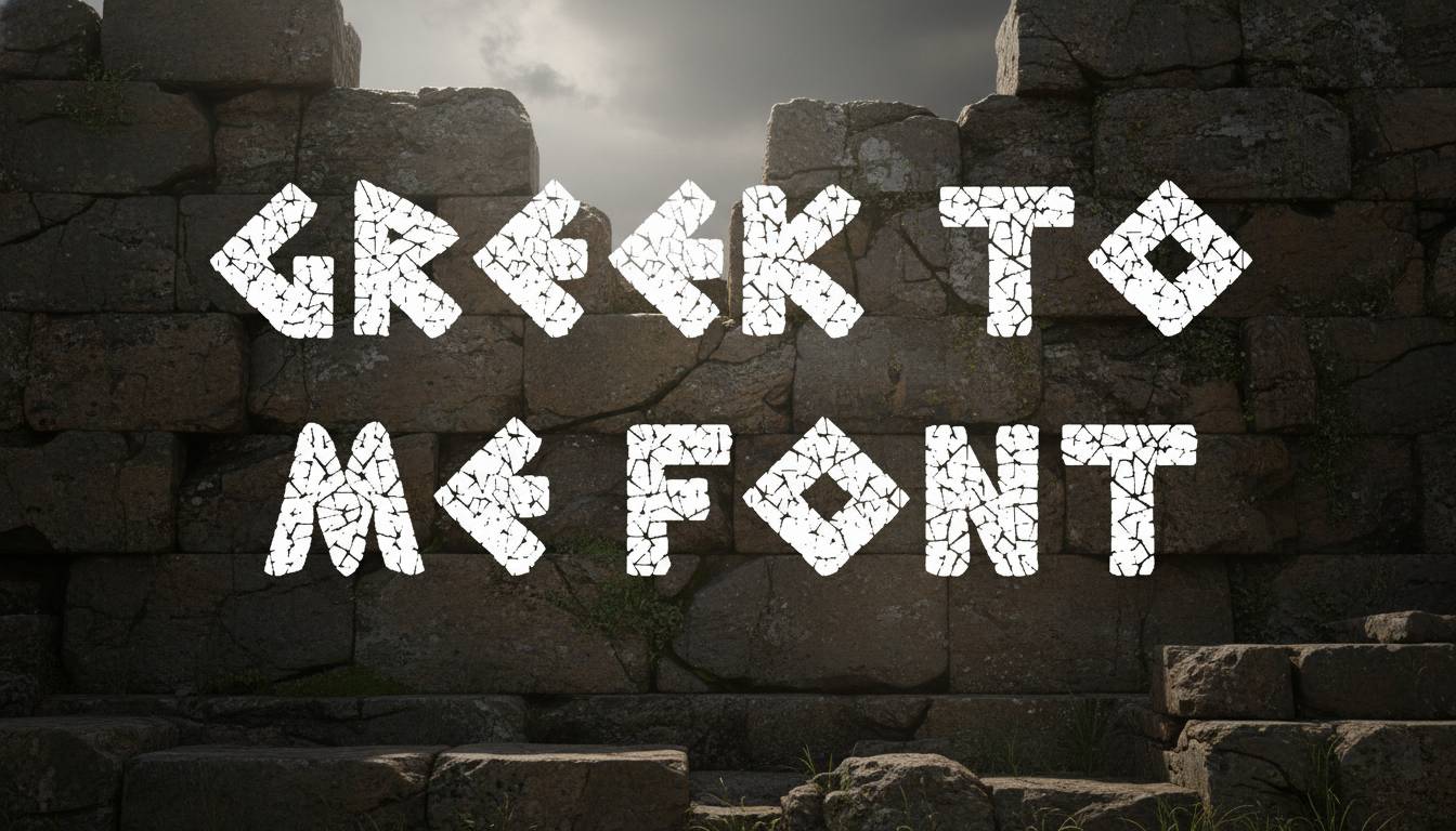 Greek To Me Font Download