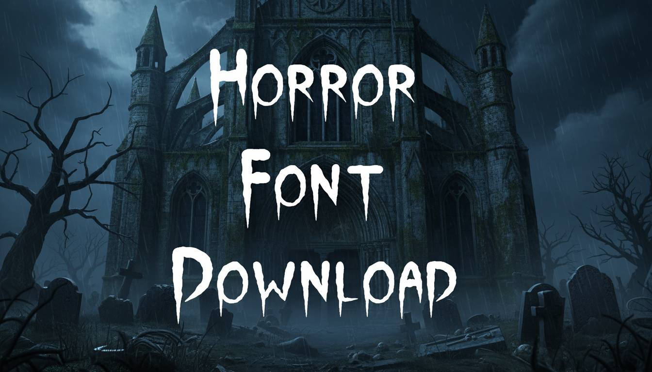Horror Font Download