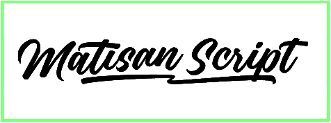 Matisan Script font free download