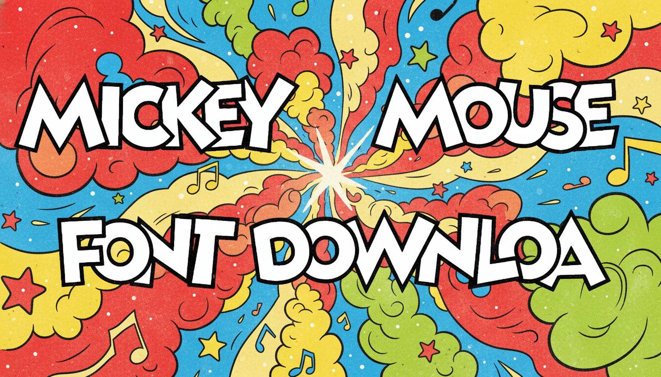 Mickey Mouse Font Downloa