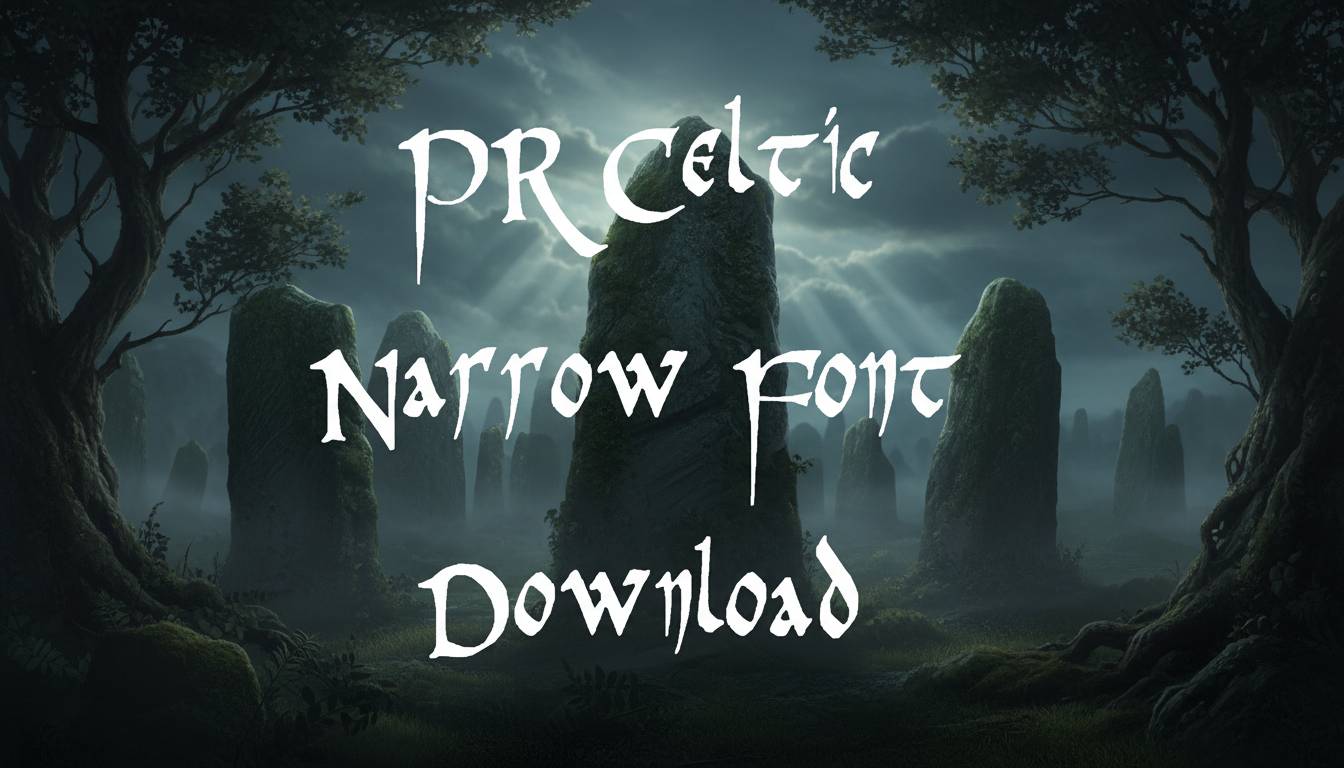 PR Celtic Narrow Font Download