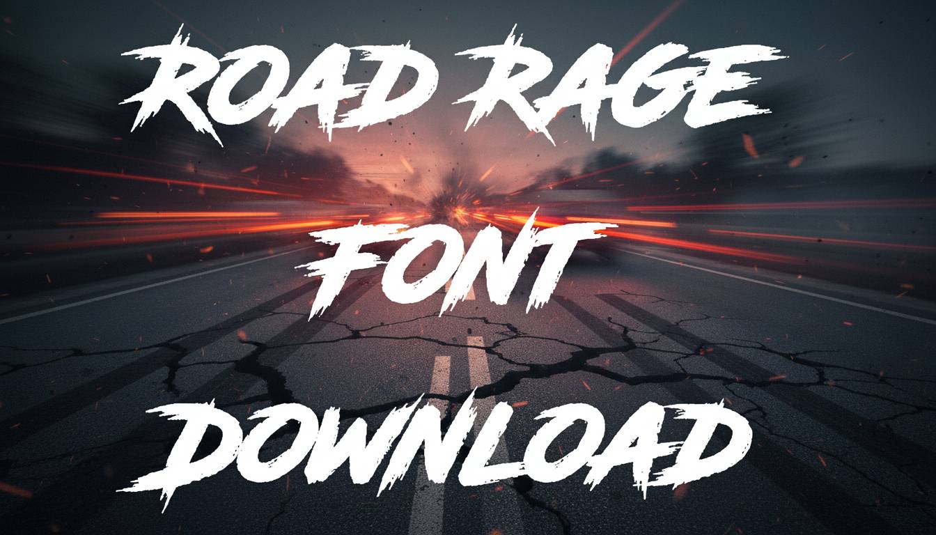 Road Rage Font Download
