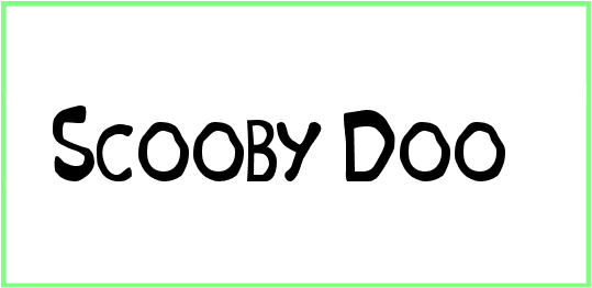 Scooby Doo Font free Download