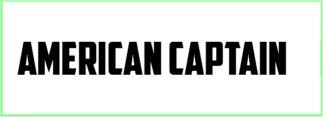 American Captain Font free download