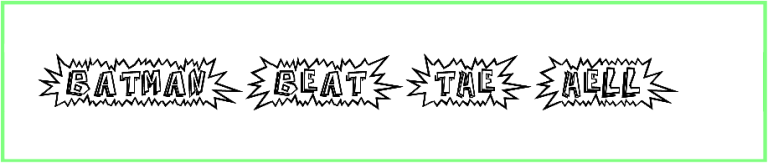 Batman Beat the hell Outta Me Font free download