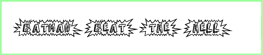 Batman Beat the hell Outta Me Font free download
