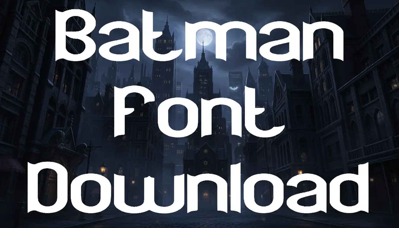 Batman Font Download