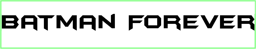 Batman Forever Font free download