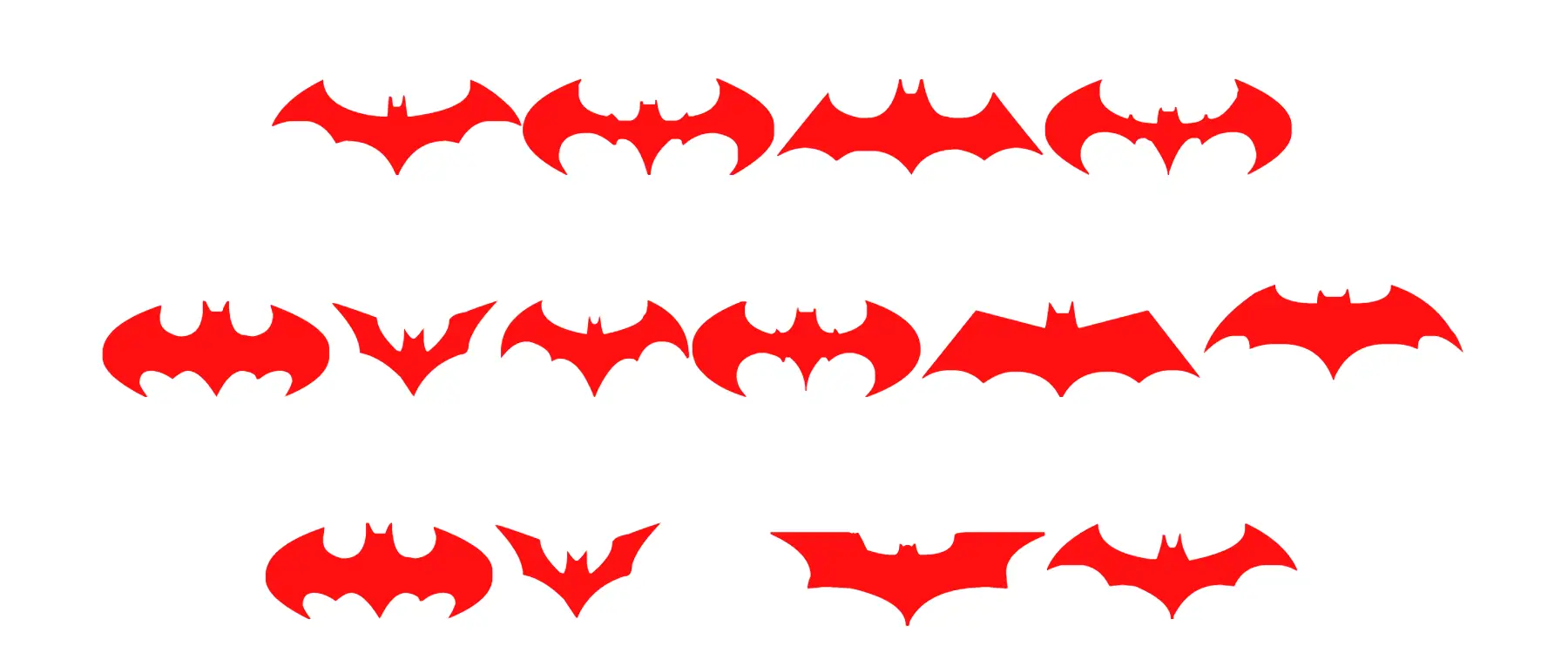 Batman Logo Evolution TFB Font download