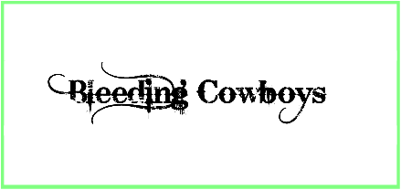 Bleeding Cowboys Font free Download