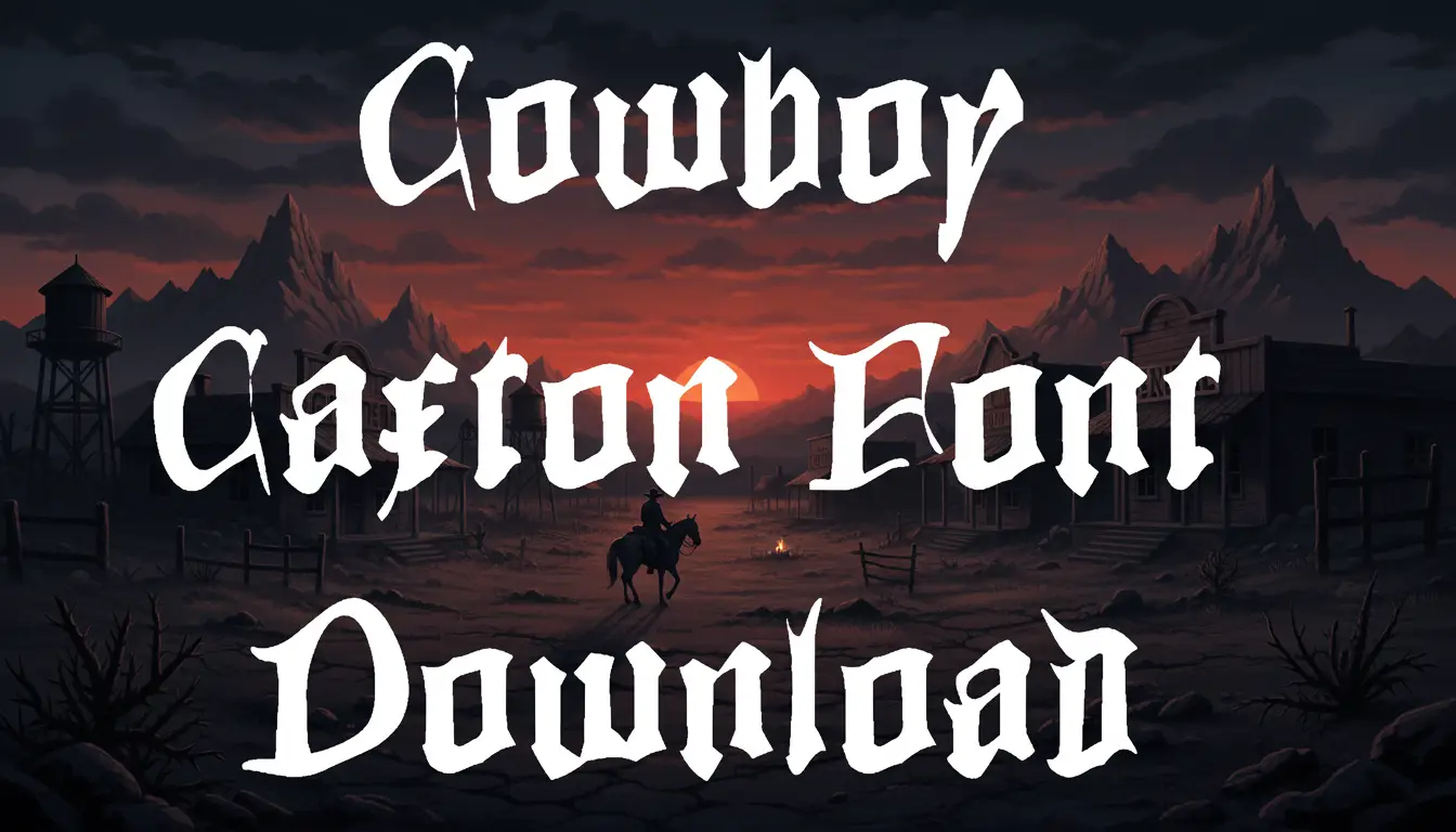 Cowboy Caxton Font Download