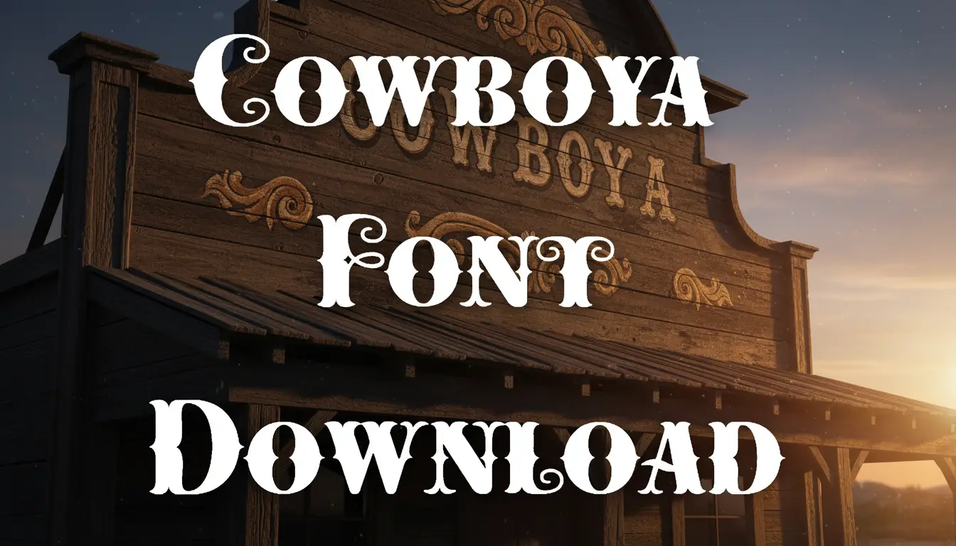 Cowboya Font Download